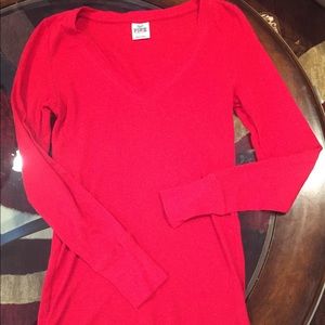 VS PINK THERMAL SHIRT RED